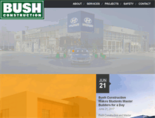 Tablet Screenshot of bushconstruct.com